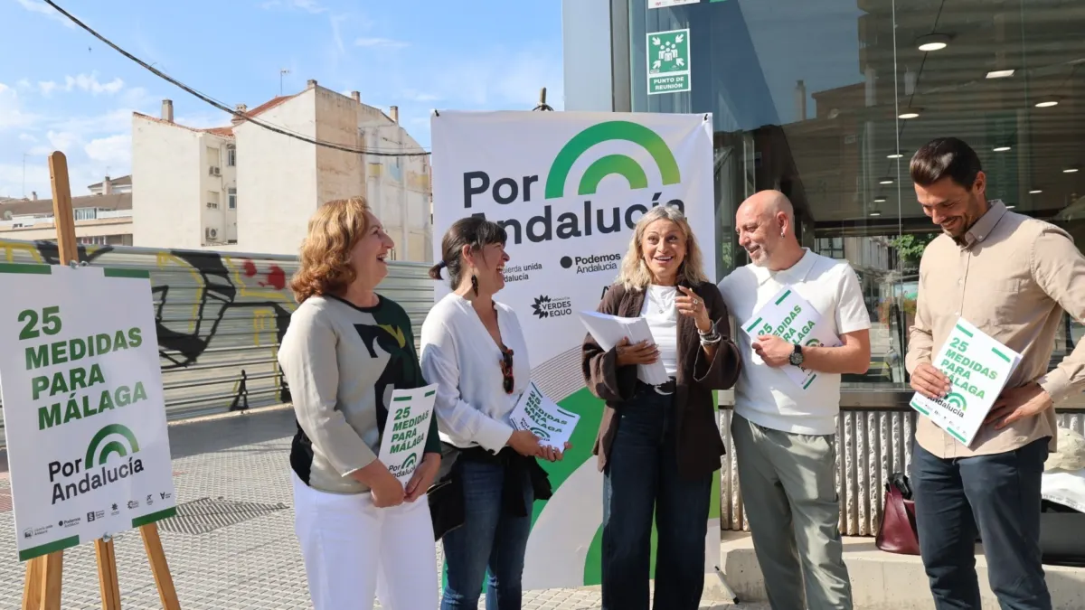 Por Andalucía lanza 25 propuestas para Málaga centradas en los servicios públicos y la vivienda