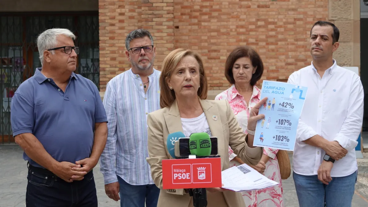 El PSOE exige una auditoría en EMASA tras descubrirse que se cobraba indebidamente a más de 59.000 hogares malagueños