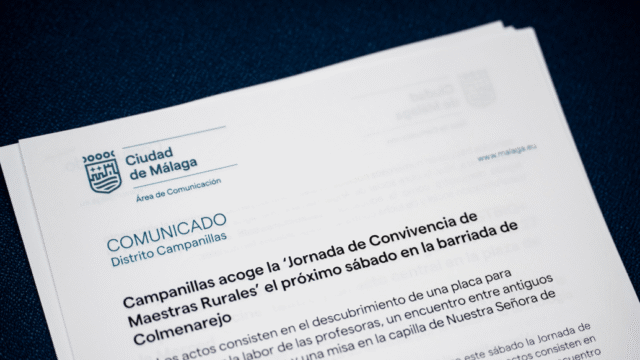 Campanillas acoge la ‘Jornada de Convivencia de Maestras Rurales’ el próximo sábado en la barriada de Colmenarejo