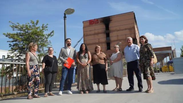 Luz y taquígrafos sobre el incendio del Hotel Ibis: El PSOE exige una comisión técnica inmediata para investigar la gestión y los costes