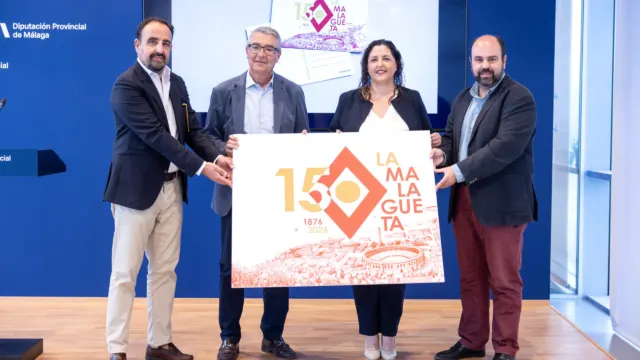 La Diputación y Correos presentan el sello conmemorativo del 150 aniversario de La Malagueta