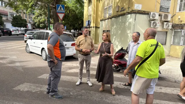 Vecinos y la oposición reclaman el arreglo de los pasos peatonales en el distrito Carretera de Cádiz