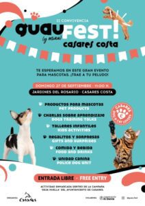 Casares Costa celebrará el III ‘Guau Fest’, una jornada de convivencia y actividades dedicadas a las mascotas