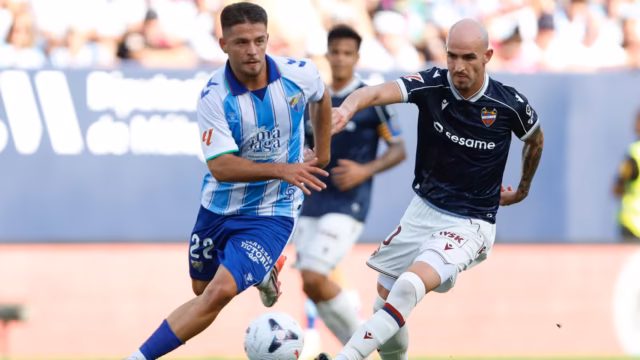 0-0: La falta de gol vuelve a penalizar al Málaga ante el Levante