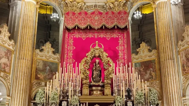 Málaga celebra la festividad de la Virgen de la Victoria con un amplio programa festivo y el regreso procesional a su santuario