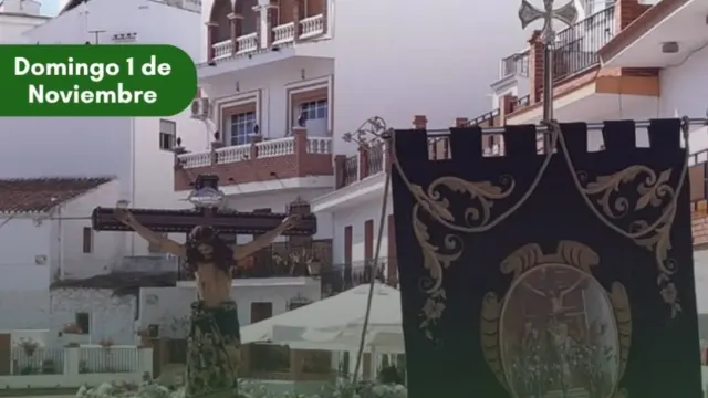 La tradición centenaria del Santo Cristo de la Banda Verde vuelve a recorrer las calles de Almáchar este 1 de noviembre