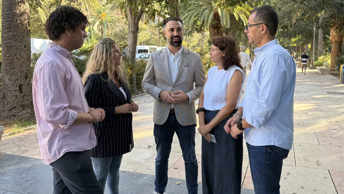 concejales de malaga mariano ruiz, eosa del mar rodrigues, ruben viruel y pablo orellana y lorena dona